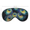A Bunch of Peacock Feathers Eye Mask Sleep Mask Eye Masks for Sleep Sleep Masks for Women Men Sleeping Mask Travel Eye Mask Sleep Mask Blackout Funny Sleep Mask Cute Sleep Mask view 2