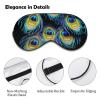 A Bunch of Peacock Feathers Eye Mask Sleep Mask Eye Masks for Sleep Sleep Masks for Women Men Sleeping Mask Travel Eye Mask Sleep Mask Blackout Funny Sleep Mask Cute Sleep Mask view 3