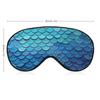 Blue Mermaid Fish Scale Eye Mask Sleep Mask Eye Masks for Sleep Sleep Masks for Women Men Sleeping Mask Travel Eye Mask Sleep Mask Blackout Funny Sleep Mask Cute Sleep Mask view 2