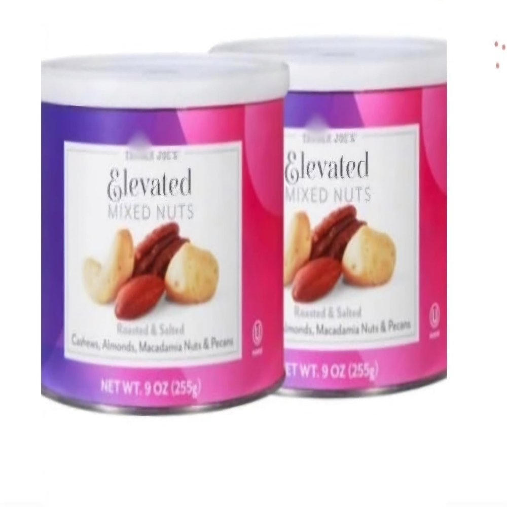 Elevated Nut Mix roasted and lightly salted pecans, almonds, cashews and macadamias 9 oz pack of 2