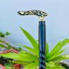 Victorian Flower Leaf Vintage Black Wooden Walking Stick Cane Brass Gift for Men and Women Handmade Design Gift Everyday Use Best Gifts 37 Inch view 1