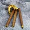 Nautical Brass Gold Antique Cobra Head Walking Stick Cane, Brass Cobra Snake Handle Wood Walking Stick Cane 3 Part Open Stick 2 Finish Wood Stick view 3
