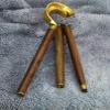 Nautical Brass Gold Antique Cobra Head Walking Stick Cane, Brass Cobra Snake Handle Wood Walking Stick Cane 3 Part Open Stick 2 Finish Wood Stick view 4