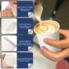 100 Pack Disposable 12 oz Coffee Cups, Leak-Free Food Safe Paper espresso Cups 12 oz, Coffee Cups, Hot Paper Coffee Cups 12oz, White Paper Cups for Cold and Hot Drinks view 2