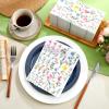 Epakh 200 Pcs Bulk wildflower paper napkins Guest Towels 2 Ply Disposable Floral Dinner Napkins Decorative botanical Hand Towels for Mother's Day Summer Bathroom Wedding Holiday Party, 7.9 x 4.3" view 2