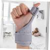 1pc Thumb Protector Finger Sleeve Gaming Jaw Trainer Thumb Support Bracket Engraving Tool Finger Guard Protection Injury Brace Treatment for Carpal Strap Light Grey view 3
