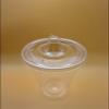 24OZ Disposable Pet Cold Clear Cups with Sip Through Lids Perfect for Iced Coffee, Juices, Cocktails and Soda (100) view 2