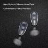 2 4 5 8 10 20 Pairs Soft Eyeglasses Nose Pads Screw in Or Push in Silicone Comfort Air Chamber Cushion Anti Slip Flexible Nose Pieces for Glasses Replacement Part Multi Selection.. (_ 10 Pairs Clear) view 3