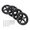FOMIYES 4pcs Wheelchair Front Wheel Replacement Durable Non-slip Design Easy to Install Creative Wheelchair Accessories view 1