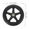 FOMIYES 4pcs Wheelchair Front Wheel Replacement Durable Non-slip Design Easy to Install Creative Wheelchair Accessories view 4