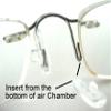 20 Pairs 40 Pcs Soft Eyeglasses Nose Pads Screw in Or Push in Silicone Comfort Air Chamber Cushion Anti Slip Flexible Nose Pieces for Glasses Replacement Part view 4