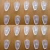 10 Pairs 20 Pcs Soft Eyeglasses Nose Pads Screw in Or Push in Silicone Comfort Air Chamber Cushion Anti Slip Flexible Nose Pieces for Glasses Replacement Part view 1