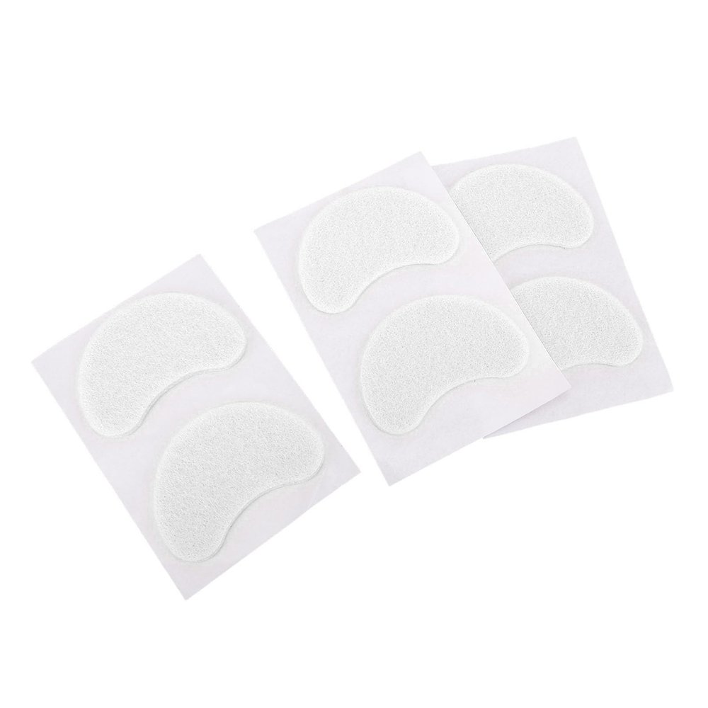 20pcs Felt Forefoot Pads, Reduce Friction, Prevent Callus, Feet Guard for Most Shoes, Dance, Sports, 7.5x4.2cm Felt, 2 Stickers per Sheet, Total 10 Sheets for Boots, Hiking (White)