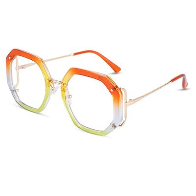 AOOLIA Large Round Reading Glasses for Women Men, Stylish Readers with Spring Hinge, Sturdy UV400 Anti-Blue Light Eyewear (Multicolor, 2, x)