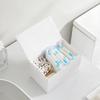 Klmnop 2 Pcs Tampon and Pad Organizer for Period, Sanitary Napkin Holder, Feminine Sanitary Pad Tampon Storage for Bathroom(White) view 3