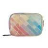 Pill Box 7 Day with Zipper Travel Pill Organizer Vitamin Supplement Medicine Holder for Family Business Camping Soft Colorful Gradient view 1