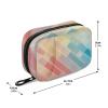 Pill Box 7 Day with Zipper Travel Pill Organizer Vitamin Supplement Medicine Holder for Family Business Camping Soft Colorful Gradient view 2