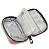 Pill Box 7 Day with Zipper Travel Pill Organizer Vitamin Supplement Medicine Holder for Family Business Camping Soft Colorful Gradient view 3