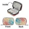 Pill Box 7 Day with Zipper Travel Pill Organizer Vitamin Supplement Medicine Holder for Family Business Camping Soft Colorful Gradient view 4