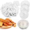 100PCS Bowls Covers and 1pc Dough Scraper for Bread Proofing Fruit Vegetable Meat Bowl(Transparent) view 1