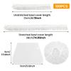 100PCS Bowls Covers and 1pc Dough Scraper for Bread Proofing Fruit Vegetable Meat Bowl(Transparent) view 3