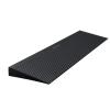 1.2" Rise Cuttable Threshold Ramp for Sweeping Robot,35.4" Wide Natural Rubber Power Wheelchair Ramp is Adjustable and Cuttable for Doorways, Curb, Sweeper, Power Scooters, Bathroom view 1
