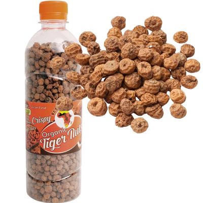 African Delights Organic Tiger Nuts Snack - Naturally Sweet Flavor, Gluten-Free Vegan Tigernut with Lightly Chewy Texture - Plant-Based Protein, Ancient African Food (12 oz)