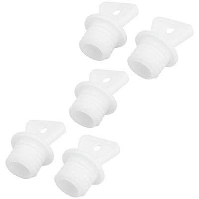 Riismen 5pcs Rubber Hot Water Bottle Cap,Hot Water Bottle Bag Sealing Plug, Hot Water Bottle Stopper Type E One Size