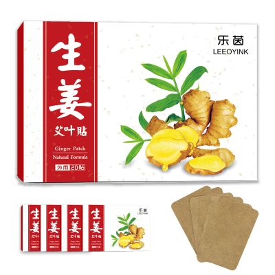 100pcs Ginger Patches Natural Heat Therapy with Mugwort for Back, Neck & Joint Discomfort Long-Lasting Warming Relief for Muscles & Joints 10 Hours Continuous Comfort