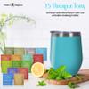 Tea Gift Set for Women & Men Includes Assorted Teas, Elegant Mug & Honey (Teal - Hrny & Sons Tea) view 4