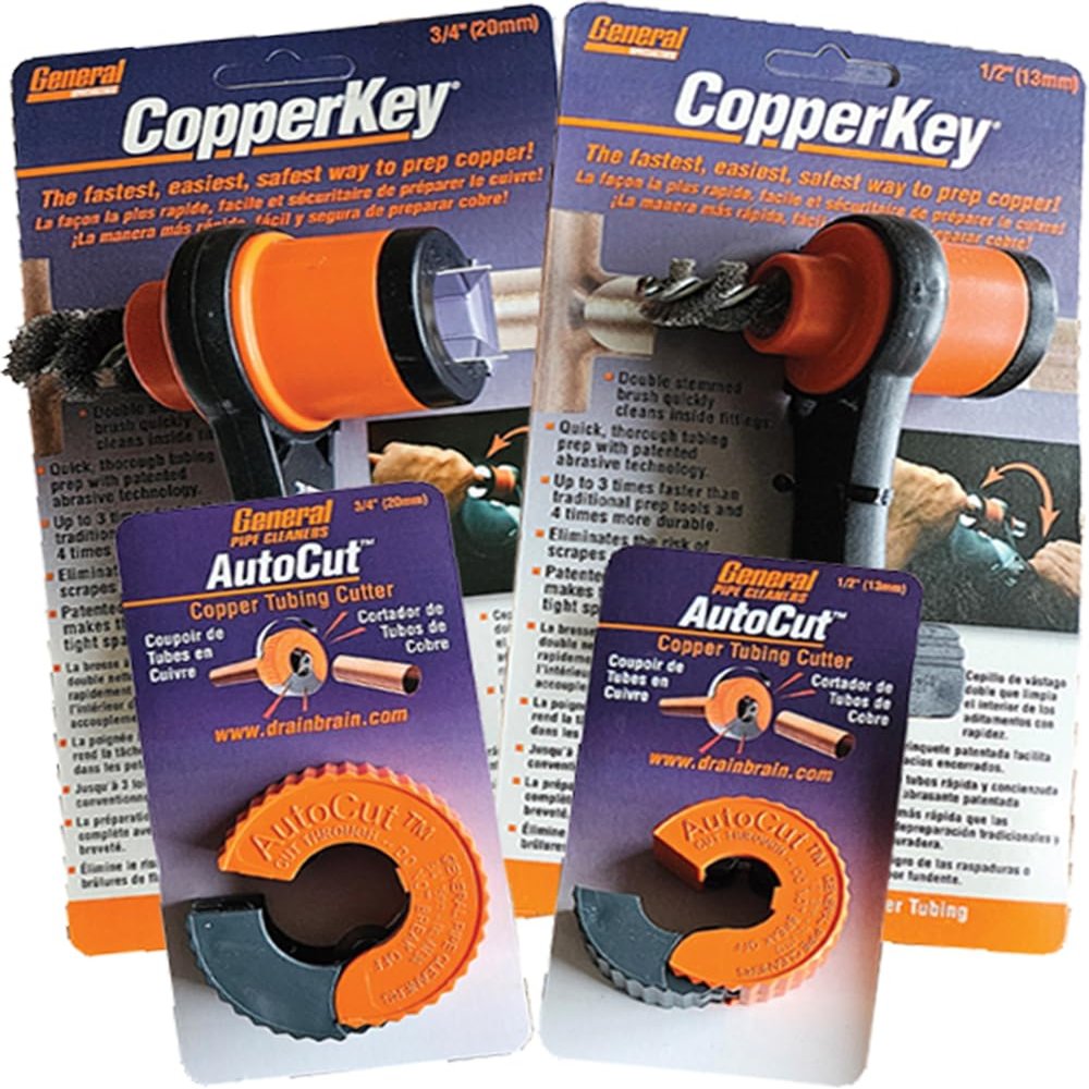 General Pipe Cleaners ATC-CK 1/2 & 3/4 AUTOCUT/COP KEY KIT
