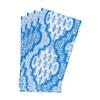 Caspari Provencale Cotton Blue Guest Towel Napkins - 15 Guest Towel Napkins per Pack, 4 Packs view 3