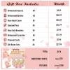 Teenyyou 80 Pcs Bridesmaid Proposal Gifts Bridesmaid Gift Box Set Maid of Honor Box Include Glass Cup Candle Cards Scrunchies Hair Knotted Bracelets Hand Cream Diamond Pens (Pink) view 2
