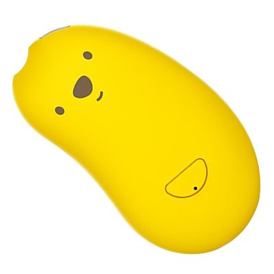 Akozon Electric Baby Nail Grinder with 6 Grinding Heads Safe USB Charging Baby Nail File for Easy Nail Care (Yellow)