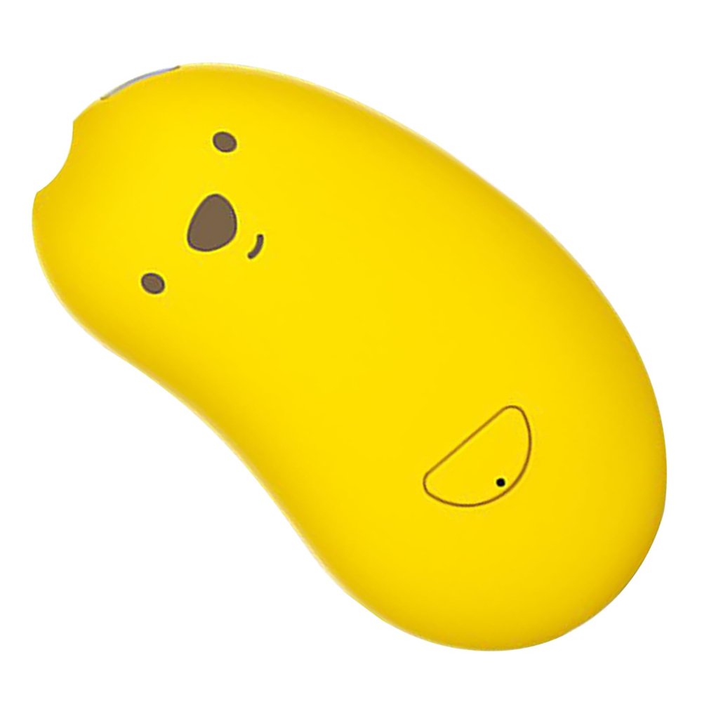 Akozon Electric Baby Nail Grinder with 6 Grinding Heads Safe USB Charging Baby Nail File for Easy Nail Care (Yellow)