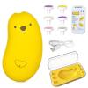 Akozon Electric Baby Nail Grinder with 6 Grinding Heads Safe USB Charging Baby Nail File for Easy Nail Care (Yellow) view 2