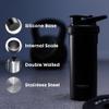 Smartshake Insulated Stainless Steel Blender Shaker Cup for Protein Mixes, Shakes and Pre Workout 750ml 25oz Double-Walled Vacuum Insulated Water Bottle for Cold Drinks BPA-Free (Faded Blue) view 2