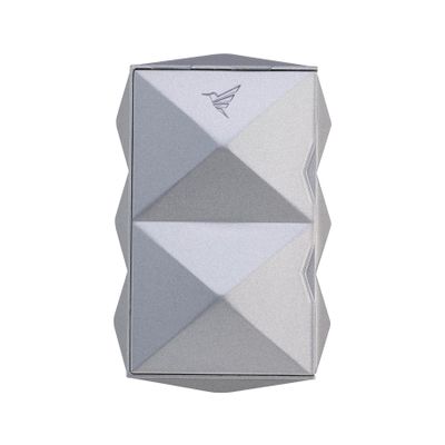 Colibri Quasar SV-Cut Cigar Cutter Stainless Steel Spring-Loaded V Cutter, Deep Precision Cut up to 60+ Ring Gauge, Ergonomic Design, Premium Cigar Accessory (Silver)
