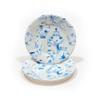Caspari Glazed Porcelain Celadon Salad & Dessert Plates - 8 Paper Plates per Pack view 3