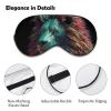 Abstract 3D Art Lion Sleep Mask Soft Comfortable Eye Mask with Adjustable Strap Eye Cover Eye Shade for Men Women Work Travel view 3
