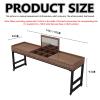 DSEWTEZXI Home Rolling Drawers Bed Table with Wheels, Mobile Bedroom Bed Desk with Storage Compartment and Mirror, Laptop overbed Table, Over The Bed Working Table, Can be Used as Study Table. view 2