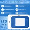 Geiserailie 120 Pcs Food Service Blue Detectable Bandage Woven Fingertip Waterproof Flexible Bandages Non-Stick Pad Latex Free Catering First Aid Kit Wound Care and Protection (2" X 3",Rectangle) view 2