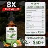 (2 Pack) 8 in 1 Graviola Soursop Leaf Extract Liquid - Soursop Bitters Liquid with Sea Moss, Ashwagandha and Tumeric, for Immune & Liver, Zzz & Antioxidant & Cell Support,1 Fl Oz view 2