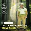 HENNCHEE Mosquito Suits for Adult, Mesh Net Bug Hooded Jacket Pant, Outdoor Full Body Protection Mosquito Proof Clothing (S/M) view 2