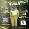 HENNCHEE Mosquito Suits for Adult, Mesh Net Bug Hooded Jacket Pant, Outdoor Full Body Protection Mosquito Proof Clothing (S/M) view 4