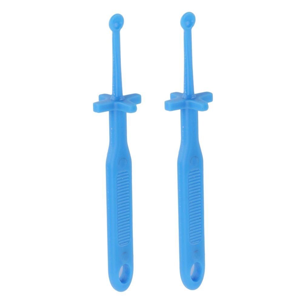 2pcs Ear Wax Removal Tool Ear Cleaner Spoon Reusable Plastic Earwax Spoon for Daily Use