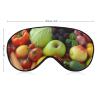 Fresh Fruits and Vegetables Sleep Mask Soft Comfortable Eye Mask with Adjustable Strap Eye Cover Eye Shade for Men Women Work Travel view 2