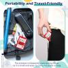 Baderke 5 Pack Pocket Travel Sharps Disposal Container Sharps Containers for Home Use Small 80 Ml Container Diabetic Supplies Easy to Use for Diabetic Needles, Lancets, Strips (Red) view 3