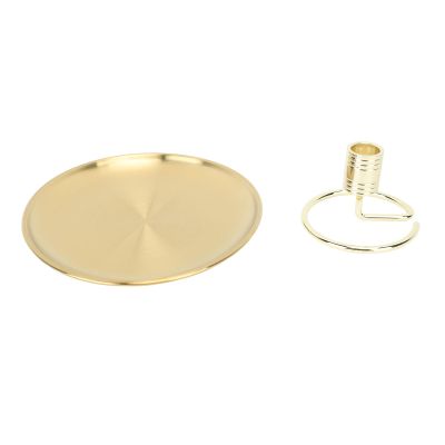 Grcfumo Moxa Stick Storage Base, Moxa Stick Holder Burner Tray, Stainless Steel Round Moxa Roll Stand, Moxa Stick Tray for Moxibustion Home