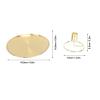 Grcfumo Moxa Stick Storage Base, Moxa Stick Holder Burner Tray, Stainless Steel Round Moxa Roll Stand, Moxa Stick Tray for Moxibustion Home view 3